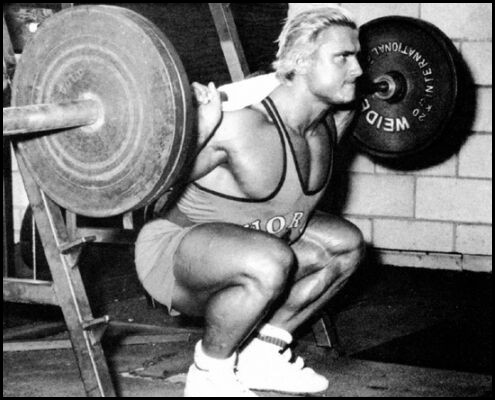 salle de musculation à l'ancienne